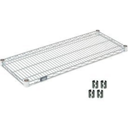 GLOBAL EQUIPMENT Nexel    S2142Z Poly-Z-Brite    Wire Shelf 42"W x 21"D 561551